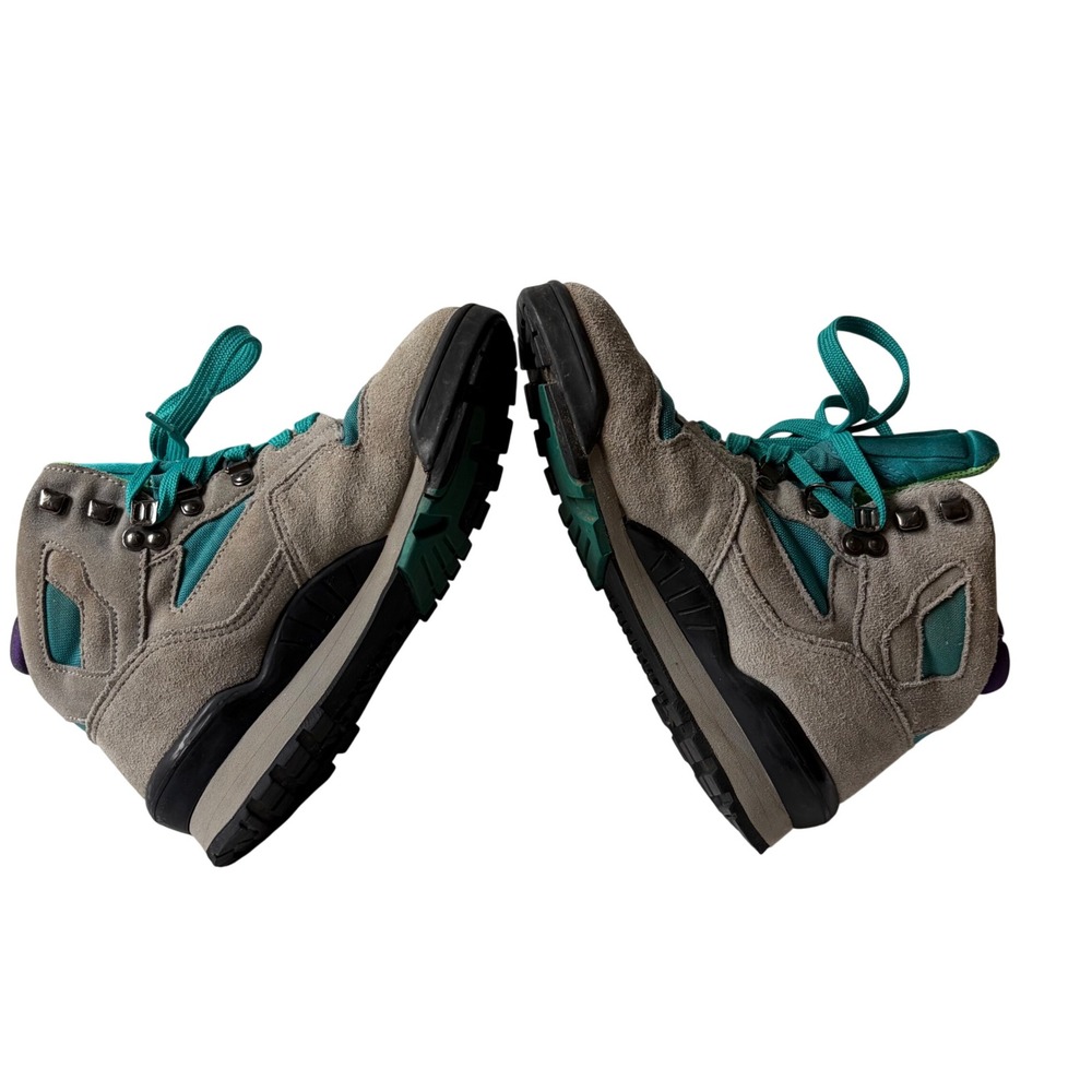 VTG TECNICA Trekking Hiking Boots Womens 7 Gray‎ Suede Retro 90s Gorpcore Trail - Picture 10 of 12